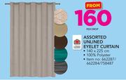 Always Home Assorted Unlined Eyelet Curtain-Per Drop