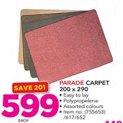 Parade Carpet 200X290-Each
