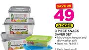 Addis 3 Piece Snack Saver Set