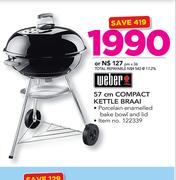 Weber 57cm Compact Kettle Braai