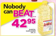 Sunfoil Sunflower Oil-2Ltr