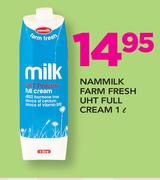 Nammilk Farm Fresh UHT Full Cream-1Ltr