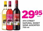 4th Street Natural Sweet Wine Assorted-750ml