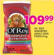 OL'Roy Assorted Adult Dog Food-8kg Per Pack