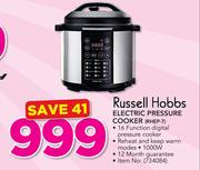 Russell Hobbs 1000W Electric Pressure Cooker RHEP-7