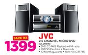 JVC 2.0 Channel Micro DVD UX-DN500