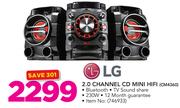 LG 2.0 Channel CD Mini HiFi CM4360