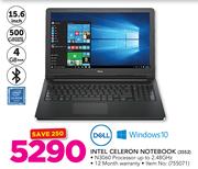 Dell 15.6" Intel Celeron Notebook 3552