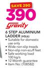 Gravity 6 Step Aluminium Ladder HSL6