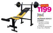 Everlast Ironman Bench Combo-Each