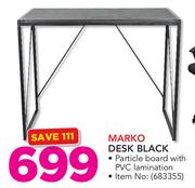 Marko Black Desk 