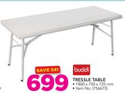 Buddi Tressle Table-1800 x 750 x 725mm