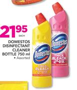 Domestos Disinfectant Cleaner Bottle Assorted-750ml Each