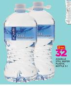Aquelle Still Water Plastic Bottle-2 x 5ltr
