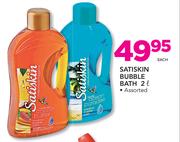 Satiskin Bubble Bath Assorted-2ltr Each