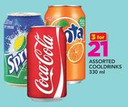 Assorted Cooldrinks-3 x 330ml