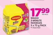 Maggi 2-Minute Noodles Assorted-5 x 73g Per Pack