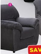 Gomma Gomma Benson Couch Grey