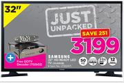 Samsung 32" HD Ready LED TV 32J4003B With Free GOTV Decoder