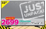 Hisense 32" LED TV HX32M2160