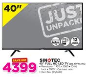 Sinotec 40" Full HD LED TV STL-40F1A11A