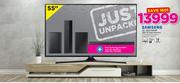 Samsung 55" UHD Smart LED TV 55KU7000KXXA With Free Samsung Soundbar & Rear Speakers