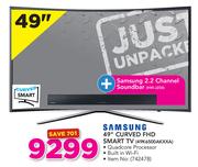 Samsung 49" Curved FHD Smart TV 49K6500AKXXA With Plus Samsung 2.2 Channel Soundbar HW-J250