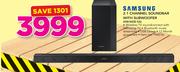 Samsung 2.1 Channel Soundbar With Subwoofer HW-K450 XA