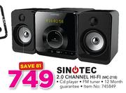 Sinotec 2.0 Channel HiFi MC-218
