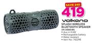 Volkano Splash Wireless Bluetooth Speaker VK-30000-BK