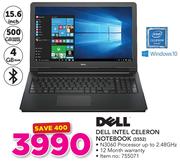 Dell Intel Celeron Notebook 3552