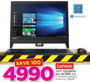 Lenovo 19.5" Celeron All In One 310
