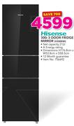Hisense 300Ltr 3 Door Fridge Mirror H300EMI
