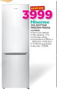 Hisense 359Ltr Bottom Freezer Fridge H359BME