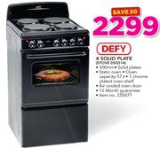Defy 4 Solid Plate STOVE DSS514