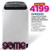 Samsung 13Kg Active Dual Wash Top Load Washing Machine WA13J5710SG F