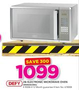 Defy 28Ltr Electronic Microwave Oven MWM2822MG