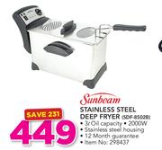 Sunbeam Stainless Steel Deep Fryer SDF-8502B