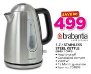 Brabantia 1.7Ltr Stainless Steel Kettle BBRK 1007S