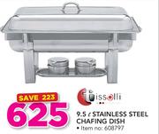 Tissolli 9.5Ltr Stainless Steel Chafing Dish