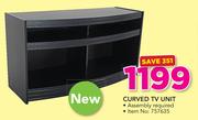 Curved TV Unit