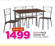 Tilo 5 Piece Dining Set