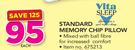 Vita Sleep Standard Memory Chip Pillow-Each