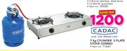 Cadac 7Kg Cylinder 2 Plate Stove Combo