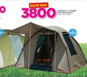 Campmaster Canvas 3 x 3 Dome 505 Tent Fulfly