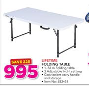 Lifetime Folding Table