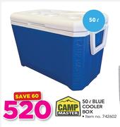 Campmaster 50Ltr Blue Cooler Box