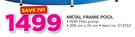 Intex Metal Frame Pool-305cm x 76cm