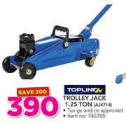 Topline Trolley Jack 1.25 Ton AJ4714