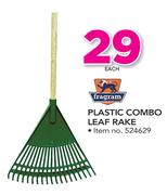Fragram Plastic Combo Leaf Rake-Each